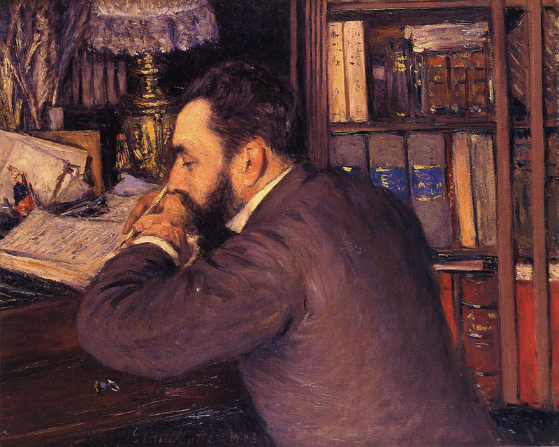 Portrait d'Henri Cordier par Gustave Caillebotte, 1883